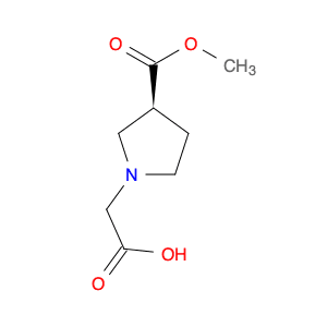 1-Pyrrolidineacetic acid, 3-(methoxycarbonyl)-, (3S)-