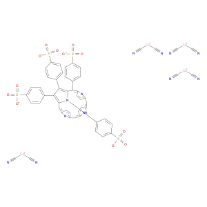 Benzenesulfonic acid, 4,4',4'',4'''-(21H,23H-porphine-5,10,15,20-tetrayl)tetrakis-, cobalt complex
