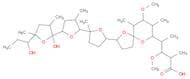 Monensin, 21,25-deepoxy-16-deethyl-25-de(hydroxymethyl)-12-demethyl-21,24-epoxy-25-ethyl-21-hydrox…