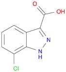 1H-Indazole-3-carboxylic acid, 7-chloro-