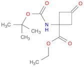 Ethyl 1-([(tert-butoxy)carbonyl]amino)-3-oxocyclobutane-1-carboxylate