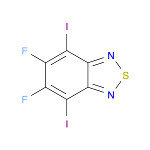 2,1,3-Benzothiadiazole, 5,6-difluoro-4,7-diiodo-