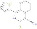 3-Mercapto-1-(thiophen-2-yl)-5,6,7,8-tetrahydroisoquinoline-4-carbonitrile