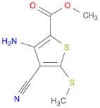 Methyl 3-amino-4-cyano-5-(methylthio)thiophene-2-carboxylate