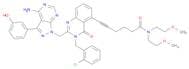 6-(2-((4-Amino-3-(3-hydroxyphenyl)-1H-pyrazolo[3,4-d]pyrimidin-1-yl)methyl)-3-(2-chlorobenzyl)-4-o…
