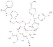 (2R,3R,4R,5R)-2-(6-Benzamido-9h-purin-9-yl)-5-((bis(4-methoxyphenyl)(phenyl)methoxy)methyl)-4-((te…