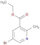 3-Pyridinecarboxylic acid, 5-bromo-2-methyl-, ethyl ester