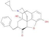 Morphinan-6-one, 17-(cyclopropylmethyl)-4,5-epoxy-3,14-dihydroxy-7-(phenylmethylene)-, (5α)-