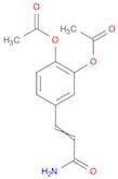 2-Propenamide, 3-[3,4-bis(acetyloxy)phenyl]-