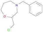 1,4-Oxazepine, 2-(chloromethyl)hexahydro-4-(phenylmethyl)-