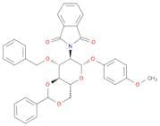 4-Methoxyphenyl 3-o-benzyl-4,6-o-benzylidene-2-deoxy-2-phthalimido-β-d-glucopyranoside