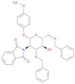 β-D-Glucopyranoside, 4-methoxyphenyl 2-deoxy-2-(1,3-dihydro-1,3-dioxo-2H-isoindol-2-yl)-3,6-bis-O-…