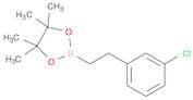 2-(3-Chlorophenethyl)-4,4,5,5-tetramethyl-1,3,2-dioxaborolane