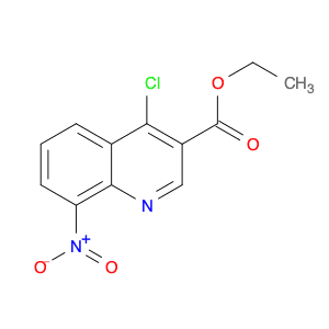 3-Quinolinecarboxylic acid, 4-chloro-8-nitro-, ethyl ester