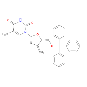 Thymidine, 3'-deoxy-3'-methylene-5'-O-(triphenylmethyl)-