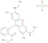 ethyl 2-[(3Z)-6-(ethylamino)-3-(ethylimino)-2,7-dimethyl-3H-xanthen-9-yl]benzoate; perchloric acid