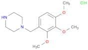 Piperazine, 1-[(2,3,4-trimethoxyphenyl)methyl]-, hydrochloride (1:2)