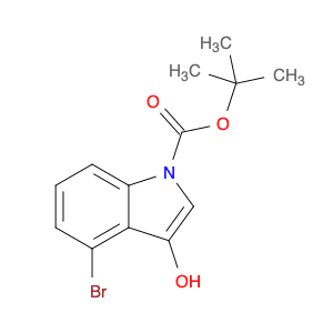 tert-Butyl 4-bromo-3-hydroxy-1H-indole-1-carboxylate