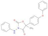 2,4-Oxazolidinedione, 5-methyl-5-(4-phenoxyphenyl)-3-(phenylamino)-