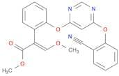 Benzeneacetic acid, 2-[[6-(2-cyanophenoxy)-4-pyrimidinyl]oxy]-α-(methoxymethylene)-, methyl ester,…