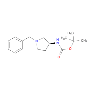 Carbamic acid, N-[(3S)-1-(phenylmethyl)-3-pyrrolidinyl]-, 1,1-dimethylethyl ester