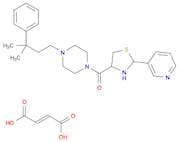 Piperazine, 1-(3-methyl-3-phenylbutyl)-4-[[2-(3-pyridinyl)-4-thiazolidinyl]carbonyl]-, (2E)-2-bute…