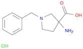 3-Amino-1-benzylpyrrolidine-3-carboxylic acid hydrochloride