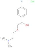 Benzenemethanol, α-[[2-(dimethylamino)ethoxy]methyl]-4-fluoro-, hydrochloride (1:1)
