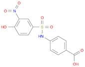 4-(4-hydroxy-3-nitrobenzenesulfonamido)benzoic acid