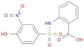 2-[(4-Hydroxy-3-nitrobenzene)sulfonamido]benzoic acid