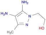 1H-Pyrazole-1-ethanol, 4,5-diamino-3-methyl-