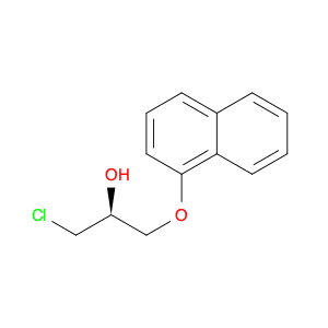 2-Propanol, 1-chloro-3-(1-naphthalenyloxy)-, (2S)-