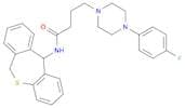 1-Piperazinebutanamide, N-(6,11-dihydrodibenzo[b,e]thiepin-11-yl)-4-(4-fluorophenyl)-