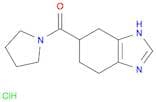 Pyrrolidin-1-yl(4,5,6,7-tetrahydro-1H-benzo[d]imidazol-5-yl)methanone hydrochloride