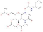 D-Gluconimidic acid, 2-(acetylamino)-2-deoxy-N-[[(phenylamino)carbonyl]oxy]-, δ-lactone, 3,4,6-tri…