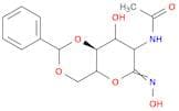 D-Gluconimidic acid, 2-(acetylamino)-2-deoxy-N-hydroxy-4,6-O-[(R)-phenylmethylene]-, δ-lactone (9C…