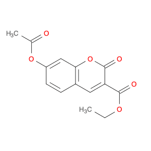2H-1-Benzopyran-3-carboxylic acid, 7-(acetyloxy)-2-oxo-, ethyl ester