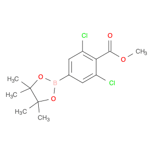 Benzoic acid, 2,6-dichloro-4-(4,4,5,5-tetramethyl-1,3,2-dioxaborolan-2-yl)-, methyl ester