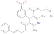 3,5-Pyridinedicarboxylic acid, 1,4-dihydro-2,6-dimethyl-4-(3-nitrophenyl)-, 3-(2-methoxyethyl) 5-[…