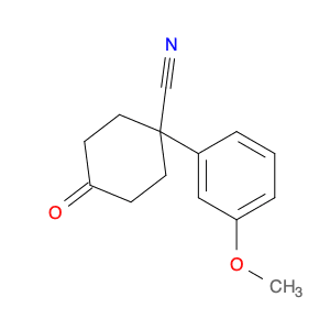 Cyclohexanecarbonitrile, 1-(3-methoxyphenyl)-4-oxo-
