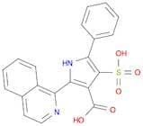 1H-Pyrrole-3-carboxylic acid, 2-(1-isoquinolinyl)-5-phenyl-4-sulfo-