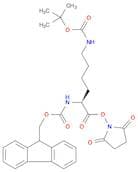 L-Lysine, N6-[(1,1-dimethylethoxy)carbonyl]-N2-[(9H-fluoren-9-ylmethoxy)carbonyl]-, 2,5-dioxo-1-py…