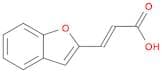 2-Propenoic acid, 3-(2-benzofuranyl)-, (2E)-