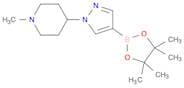 Piperidine, 1-methyl-4-[4-(4,4,5,5-tetramethyl-1,3,2-dioxaborolan-2-yl)-1H-pyrazol-1-yl]-