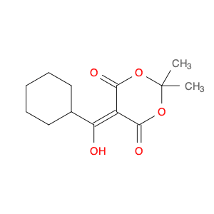 1,3-Dioxane-4,6-dione, 5-(cyclohexylhydroxymethylene)-2,2-dimethyl-