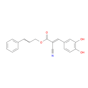 2-Propenoic acid, 2-cyano-3-(3,4-dihydroxyphenyl)-, 3-phenyl-2-propen-1-yl ester, (2E)-