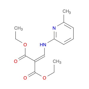 Propanedioic acid, 2-[[(6-methyl-2-pyridinyl)amino]methylene]-, 1,3-diethyl ester