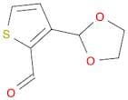 3-(1,3-dioxolan-2-yl)thiophene-2-carbaldehyde
