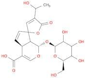 Spiro[cyclopenta[c]pyran-7(1H),2'(5'H)-furan]-4-carboxylic acid, 1-(β-D-glucopyranosyloxy)-4a,7a-d…