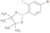 1,3,2-Dioxaborolane, 2-(4-bromo-2-fluorophenyl)-4,4,5,5-tetramethyl-